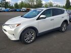 2017 Toyota Rav4 4wd White vin: 2T3DFREV2HW558769