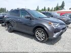 2017 Toyota Rav4 Limited Gray vin: 2T3DFREV5HW602232