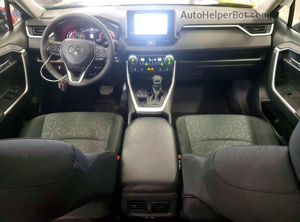 2T3P1RFVXSW635079 2025 TOYOTA RAV4 Black Dashboard view