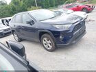 2019 Toyota Rav4 Hybrid Xle Blue vin: 2T3RWRFV3KW028404
