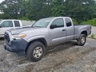 2020 Toyota Tacoma Sr Silver vin: 5TFRX5GNXLX171514