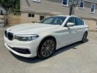 2019 Bmw 530 I White vin: WBAJA5C59KWW18744