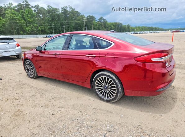 3FA6P0HD7HR339479 2017 FORD FUSION Красный Задняя правая четверть