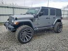 2019 Jeep Wrangler Unlimited Sahara Gray vin: 1C4HJXEG4KW663750