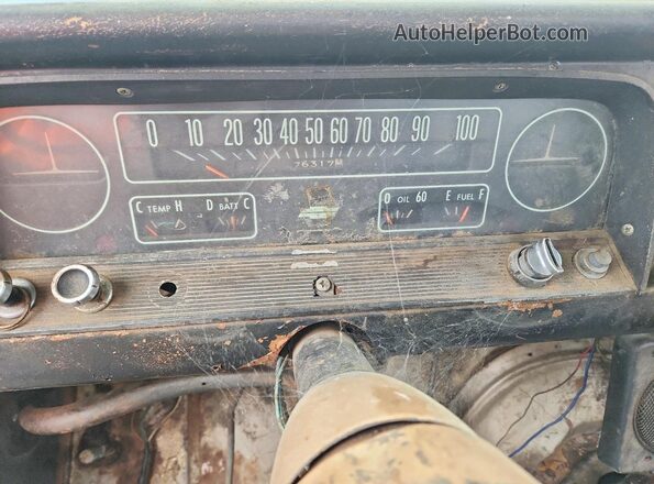 C2545Z120425 1964 CHEVROLET PICKUP Blue Вид задніх сидінь