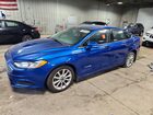 2017 Ford Fusion Se Hybrid Blue vin: 3FA6P0LUXHR262730