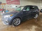 2017 Hyundai Santa Fe Se Синий vin: KM8SMDHF7HU190750