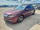 2016 Acura Tlx Burgundy vin: 19UUB1F38GA007867