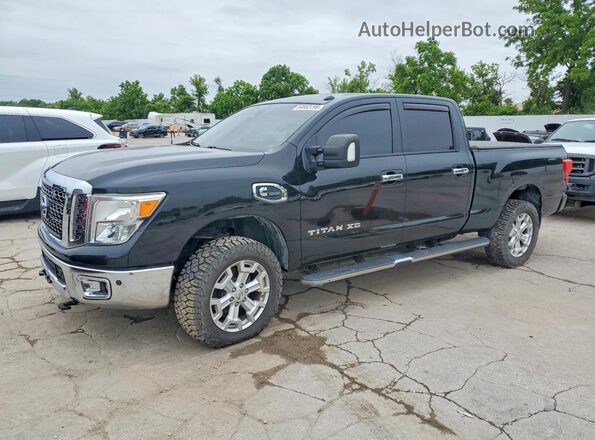 1N6BA1F47HN521802 2017 NISSAN TITAN Black Przód lewy