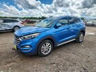 2018 Hyundai Tucson Sel Синий vin: KM8J33A43JU699502