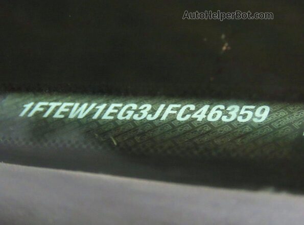 1FTEW1EG3JFC46359 2018 FORD F150 Синий Вид задней части салона