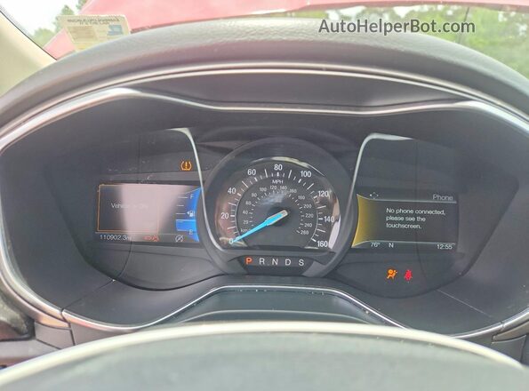3FA6P0HD7HR339479 2017 FORD FUSION Красный Вид задних сидений