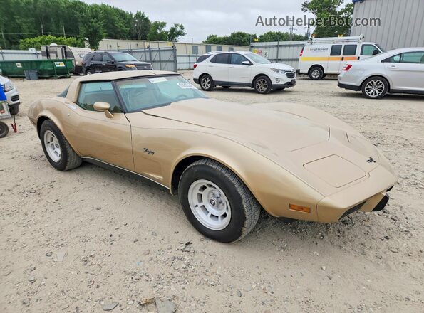 1Z8789S403398 1979 CHEVROLET CORVETTE Tan წინა ხედი