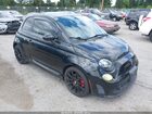2017 Fiat 500 Abarth Черный vin: 3C3CFFFH8HT556359