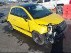 2016 Fiat 500 Abarth Yellow vin: 3C3CFFFH9GT161606