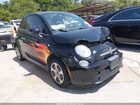 2016 Fiat 500e Battery Electric Black vin: 3C3CFFGE7GT113669