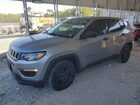 2021 Jeep Compass Sport Silver vin: 3C4NJCAB9MT531940