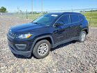 2019 Jeep Compass Sport Black vin: 3C4NJCABXKT636290