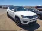 2018 Jeep Compass Latitude Fwd White vin: 3C4NJCBB1JT368615