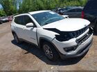 2018 Jeep Compass Latitude Fwd White vin: 3C4NJCBB4JT102859