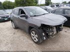 2018 Jeep Compass Latitude Fwd Gray vin: 3C4NJCBB5JT186707