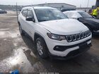 2022 Jeep Compass Latitude Fwd White vin: 3C4NJCBB5NT120227