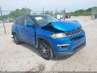 2018 Jeep Compass Latitude Fwd Blue vin: 3C4NJCBB6JT271541