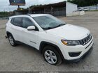 2021 Jeep Compass Latitude Fwd White vin: 3C4NJCBB8MT592193
