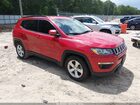 2019 Jeep Compass Latitude Fwd Red vin: 3C4NJCBB9KT819856