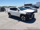 2017 Jeep New Compass Latitude Fwd White vin: 3C4NJCBBXHT632585