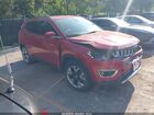 2019 Jeep Compass Limited Fwd Красный vin: 3C4NJCCB1KT769386