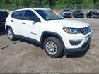 2021 Jeep Compass Sport 4x4 White vin: 3C4NJDAB0MT599033