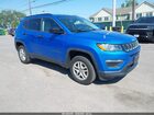 2019 Jeep Compass Sport 4x4 Blue vin: 3C4NJDAB3KT620003