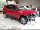 2017 Jeep New Compass Sport 4x4 Red vin: 3C4NJDAB5HT647325
