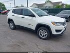 2019 Jeep Compass Sport 4x4 White vin: 3C4NJDAB5KT620004