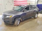 2018 Jeep Compass Latitude Gray vin: 3C4NJDBB1JT501069