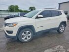 2018 Jeep Compass Latitude White vin: 3C4NJDBB3JT270515