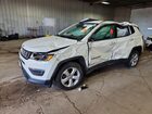2018 Jeep Compass Latitude White vin: 3C4NJDBB3JT315064
