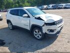 2019 Jeep Compass Latitude 4x4 Белый vin: 3C4NJDBB4KT670052