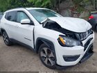 2017 Jeep Compass Latitude White vin: 3C4NJDBB7HT656123
