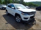 2020 Jeep Compass Latitude 4x4 White vin: 3C4NJDBB7LT138490