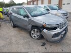 2022 Jeep Compass Latitude 4x4 Silver vin: 3C4NJDBB7NT102155