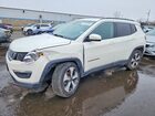 2018 Jeep Compass Latitude White vin: 3C4NJDBB8JT104362