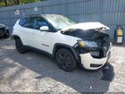 2021 Jeep Compass Altitude 4x4 White vin: 3C4NJDBB8MT586433