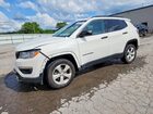 2018 Jeep Compass Latitude White vin: 3C4NJDBB9JT364849
