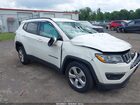 2019 Jeep Compass Latitude 4x4 White vin: 3C4NJDBB9KT704213