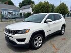 2018 Jeep Compass Latitude Белый vin: 3C4NJDBBXJT185851