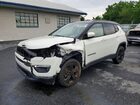 2018 Jeep Compass Latitude White vin: 3C4NJDBBXJT304448