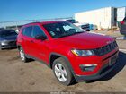 2018 Jeep Compass Latitude 4x4 Red vin: 3C4NJDBBXJT457668