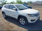 2020 Jeep Compass Latitude 4x4 White vin: 3C4NJDBBXLT138628
